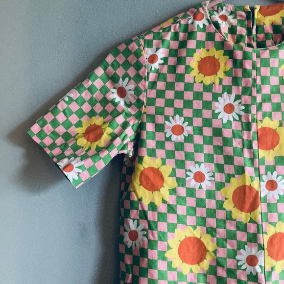 Vintage 60’s Flower Power Romper - Picture 7 of 14